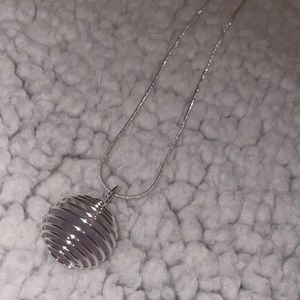 Amethyst crystal necklace